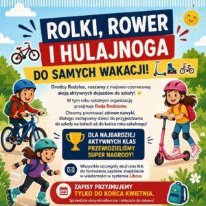 Read more about the article Rolki, rower i hulajnoga do samych wakacji!